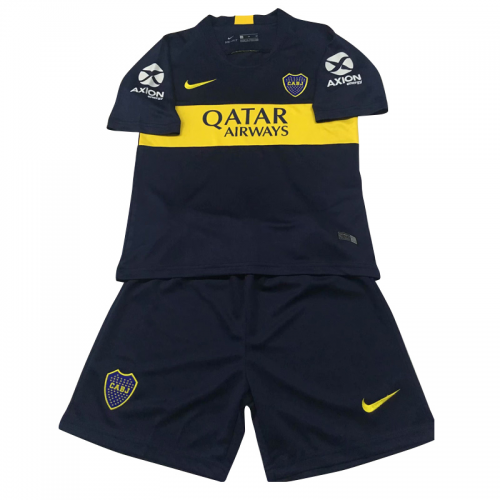 Kids Boca Juniors 18/19 Home Soccer Kits (Shirt+Shorts)